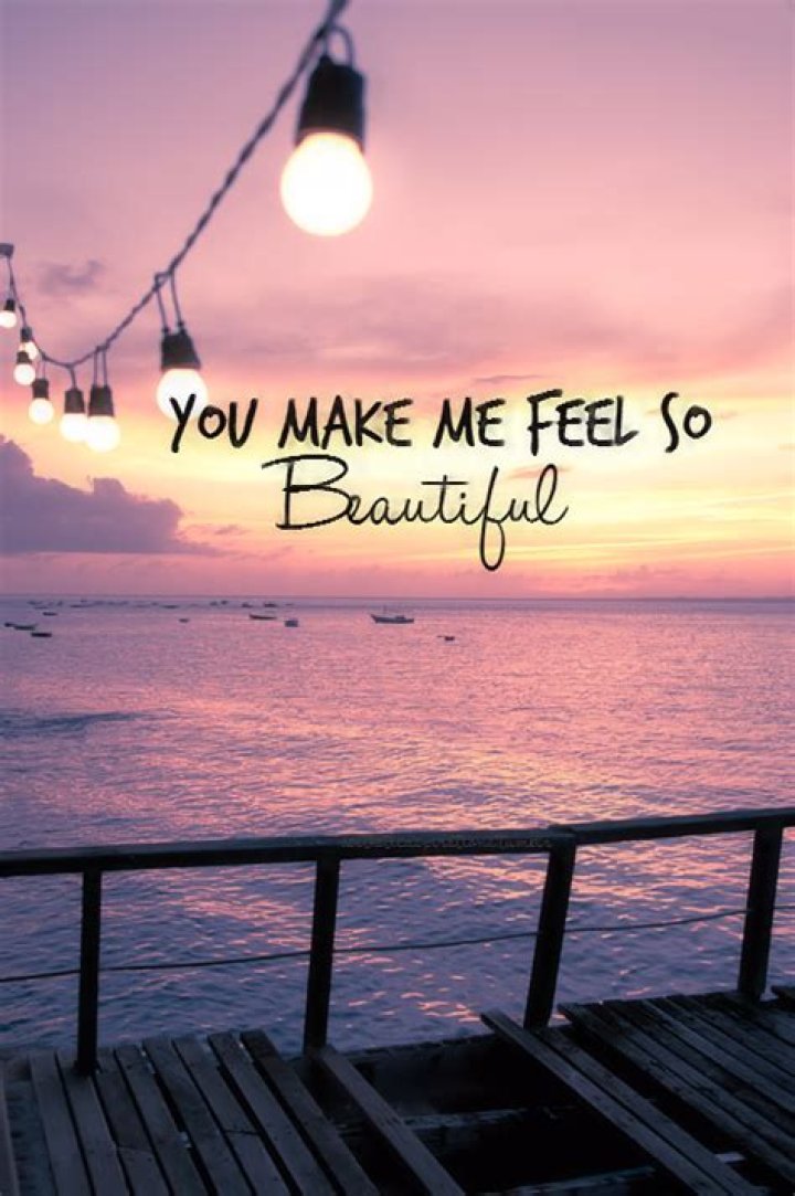 Because you make me feel so beautiful lyrics