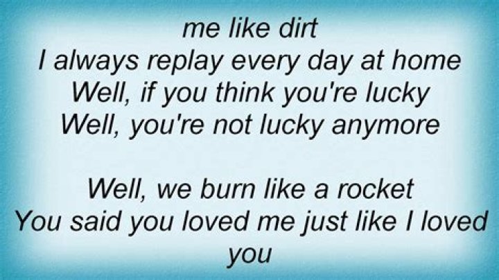 Billy Joe Royal Burned Like A Rocket Lyrics