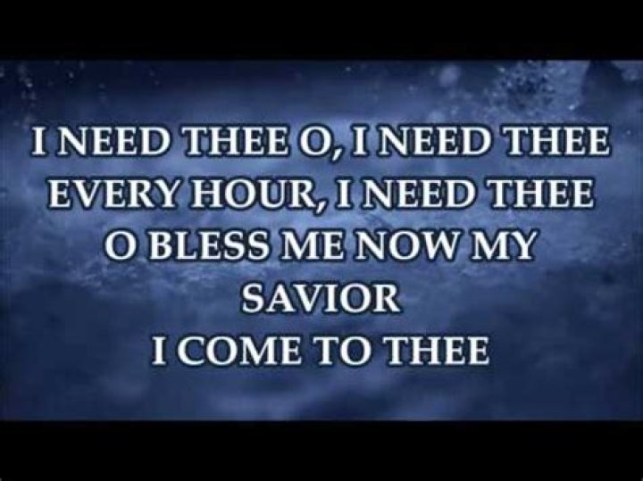 Bishop paul martin i need thee lyrics
