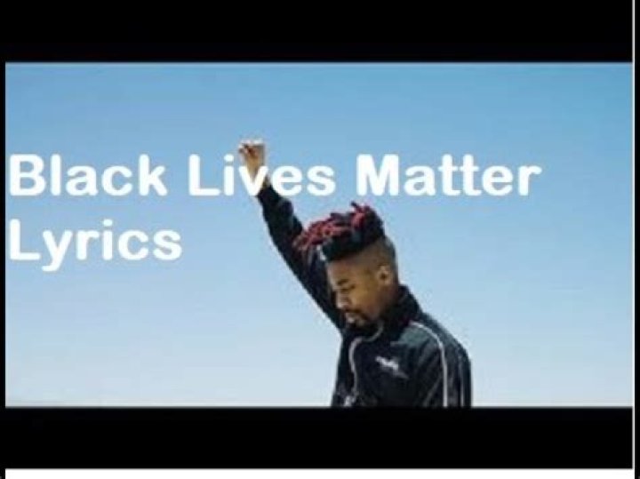 Black lives matter lyrics