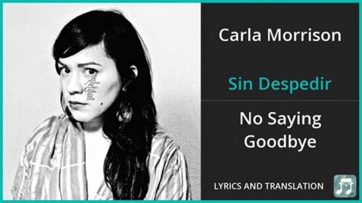 Carla Morrison Sin Despedir Lyrics English Translation