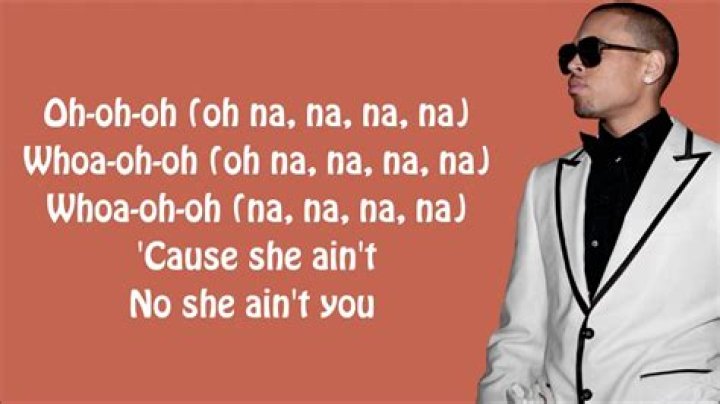 Chris Brown - She Ain't You Lyrics Meaning