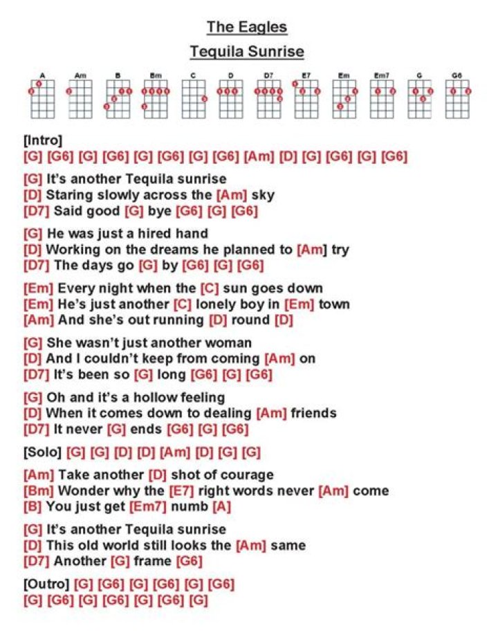 Eagles - Tequila Sunrise Lyrics Meaning