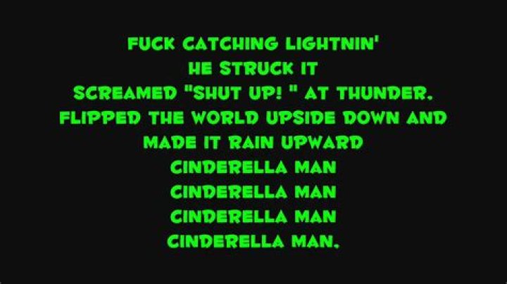 Eminem Cinderella Man Lyrics