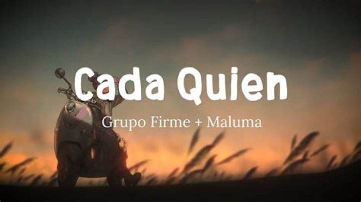 Grupo Firme Cada Quien Lyrics English Translation
