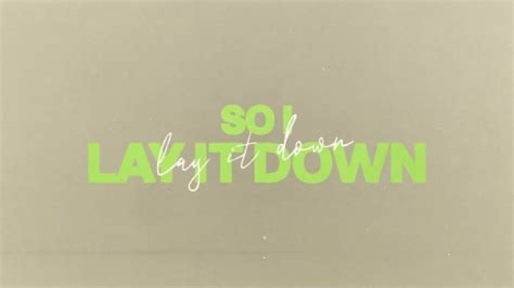 Here i lay it down lyrics