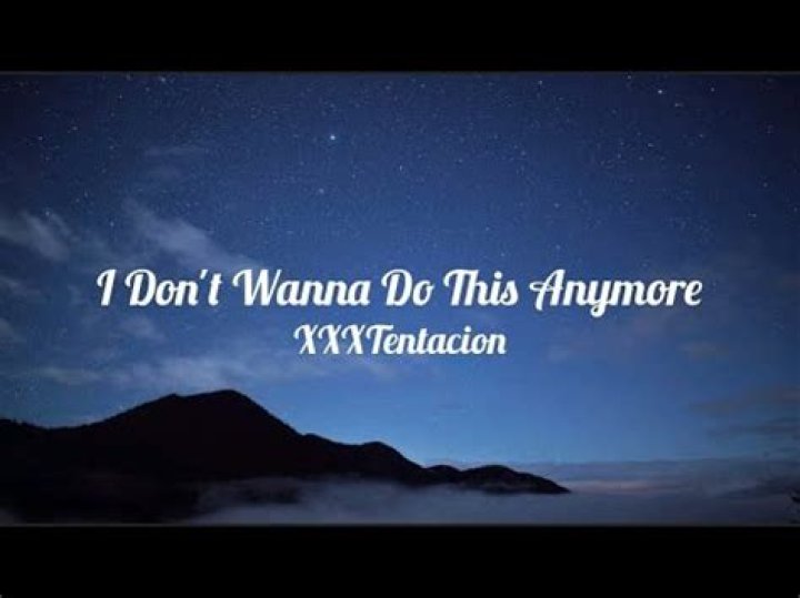 I dont want to do this anymore lyrics
