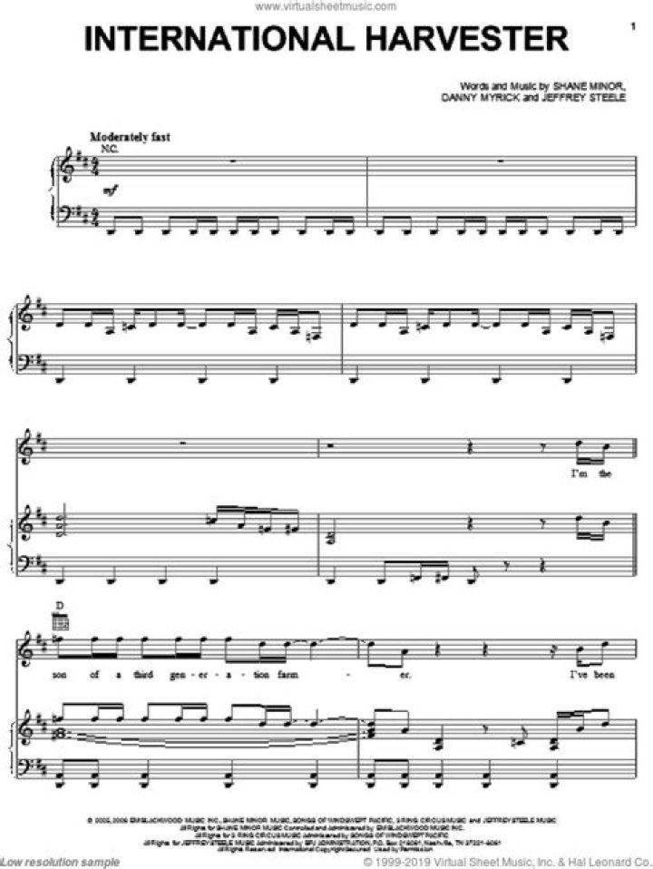 International harvester lyrics