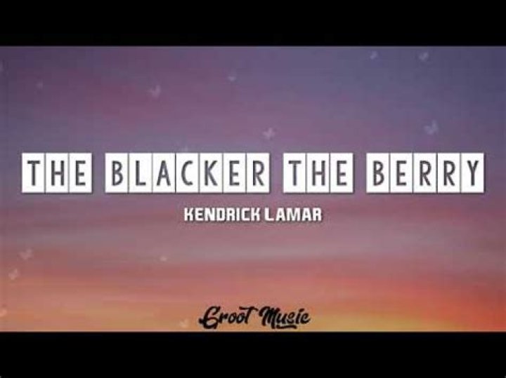 Kendrick Lamar The Blacker the Berry Lyrics