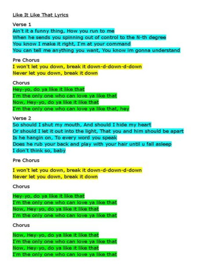 Let me hit it from the back i know you like it when i hit it like that lyrics