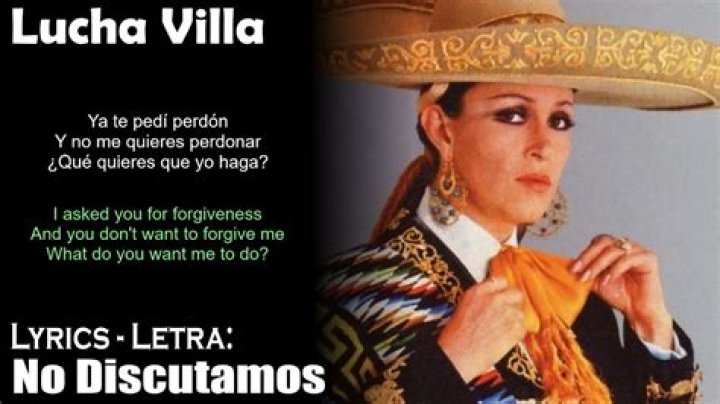 Lucha Villa No Discutamos Lyrics English Translation
