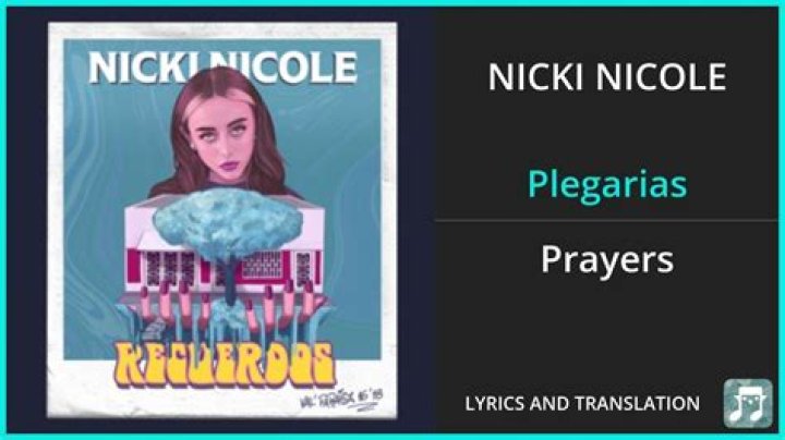 NICKI NICOLE Plegarias Lyrics English Translation