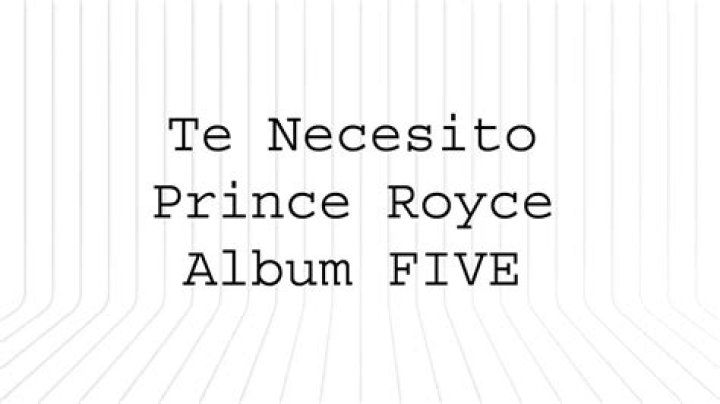 Prince Royce Te Necesito Lyrics English Translation