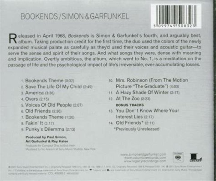 Simon & Garfunkel - Bookends Lyrics Meaning