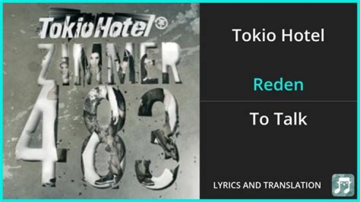 Tokio Hotel Reden Lyrics English Translation