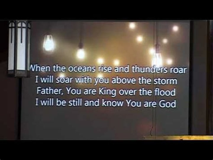 When the oceans comes and thunders roar lyrics