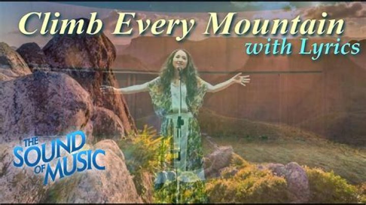 You can climb mountain you can lyrics